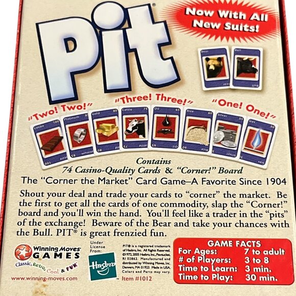 GAME PIT Corner the Market Standard Edition Card Game Age 7+ 3-8 Players *NEW - Picture 2 of 6